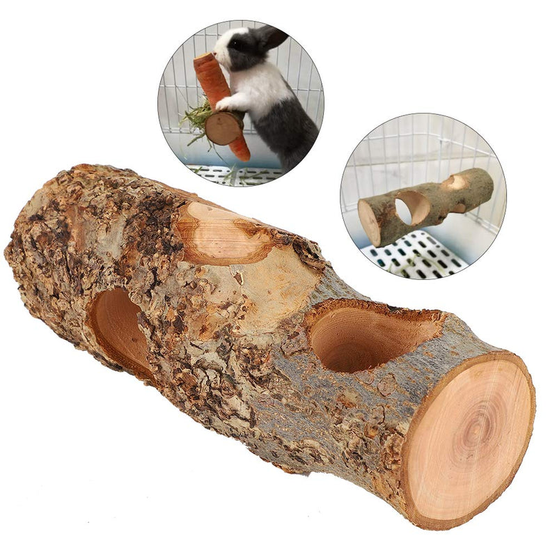 HEEPDD Hamster Molar Toy, Pet Feed Tree Teeth Grinding Safe to Bite Chew Toy Natural Applewood Small Animal Feeding Food Rack for Rabbit Cavy Small Pet - PawsPlanet Australia