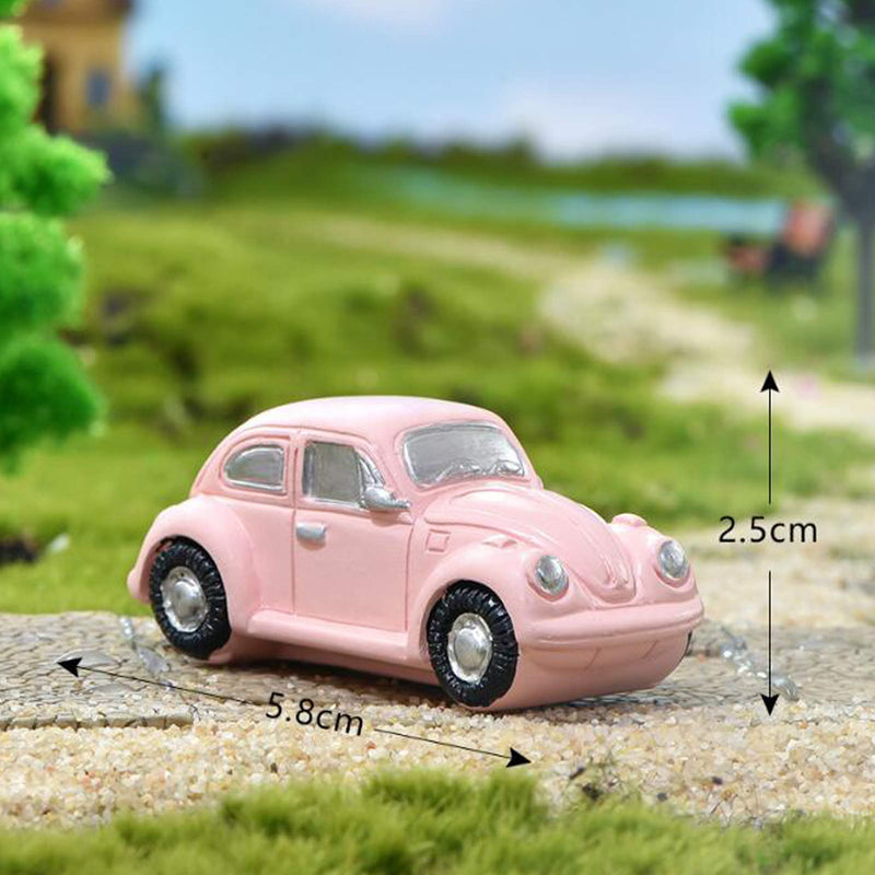 Miniature Car Figurines, 4 Pcs Car Figure Model Collection Playset, Car Cake Toppers Cupcake Decorations Christmas Birthday Gift - PawsPlanet Australia