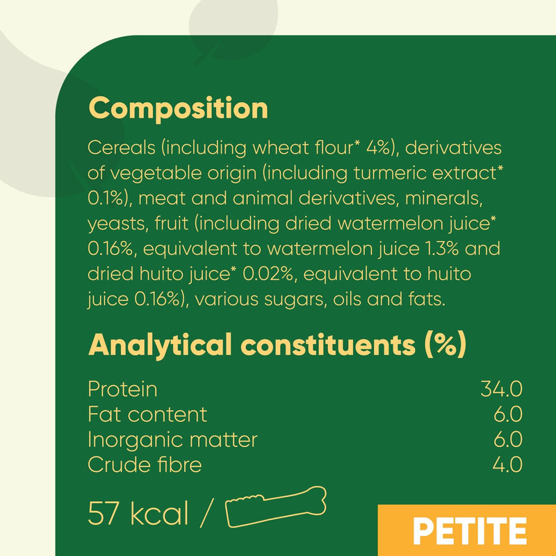 Greenies Daily Original Petite Dog Treats (from 8-11 kg)  The Smart Dental Treat - 3 x 170 g - 30 Chews 3x170g - PawsPlanet Australia