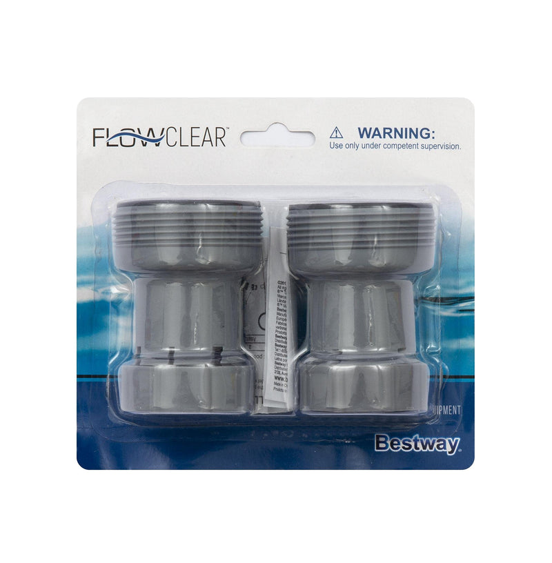 Bestway Hose Adaptor 10.2 x 6.4 x 6.4 cm Grey - PawsPlanet Australia
