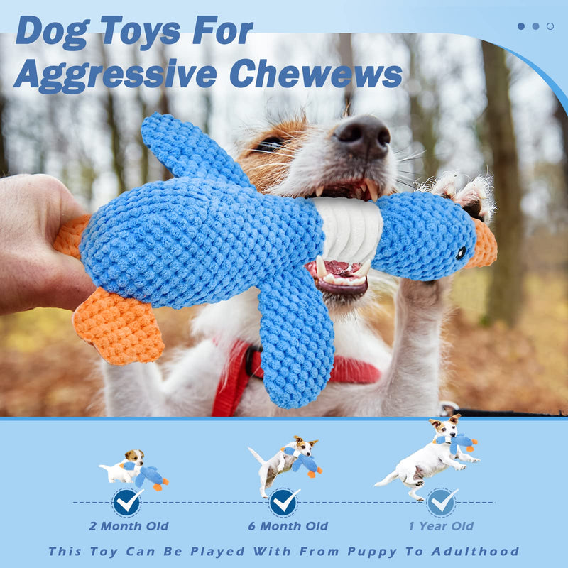 Vitscan Upgraded Goose Indestructible Dog Toys for Aggressive Chewers Small Medium Large Breed and 5-Knot Rope Dog Toys for Large Dogs and Aggressive Chewers - PawsPlanet Australia