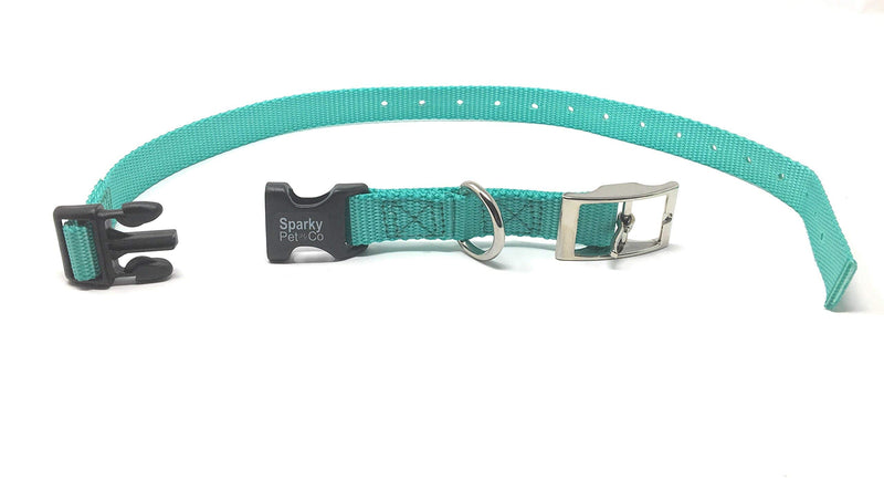 [Australia] - Sparky Pet Collar Compatible 3/4 Nylon Double Buckle Quick Snap Replacement St 