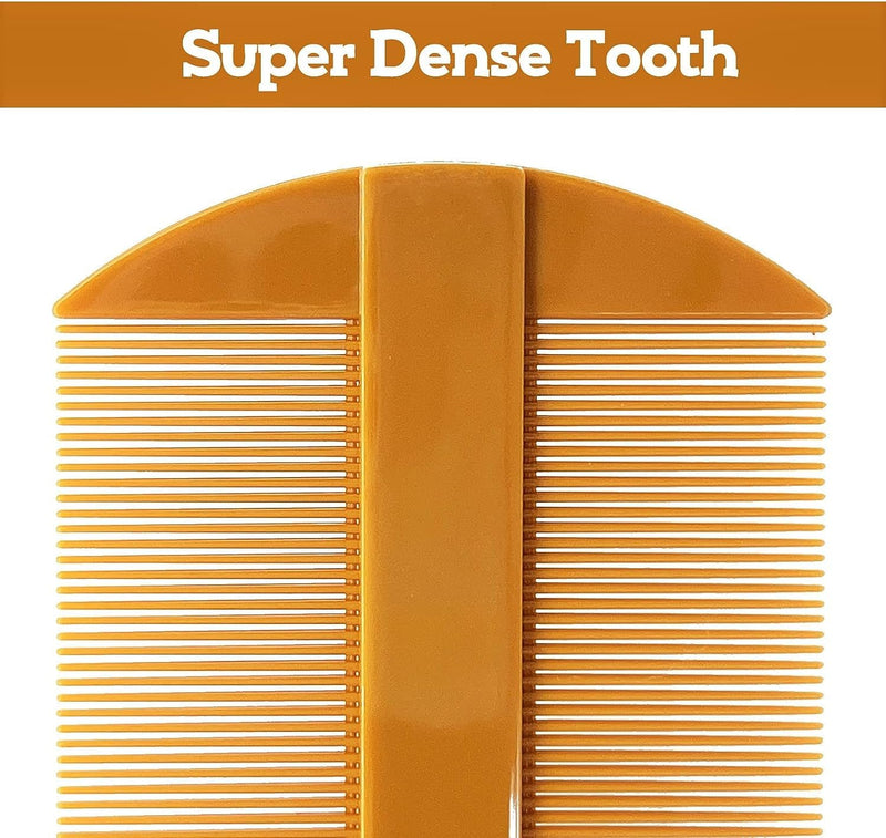 Fine-toothed head lice comb, 4 pieces flea comb for cats and dogs, durable double-sided nit combs, lice comb, nit comb, plastic for children, adults, pets - PawsPlanet Australia