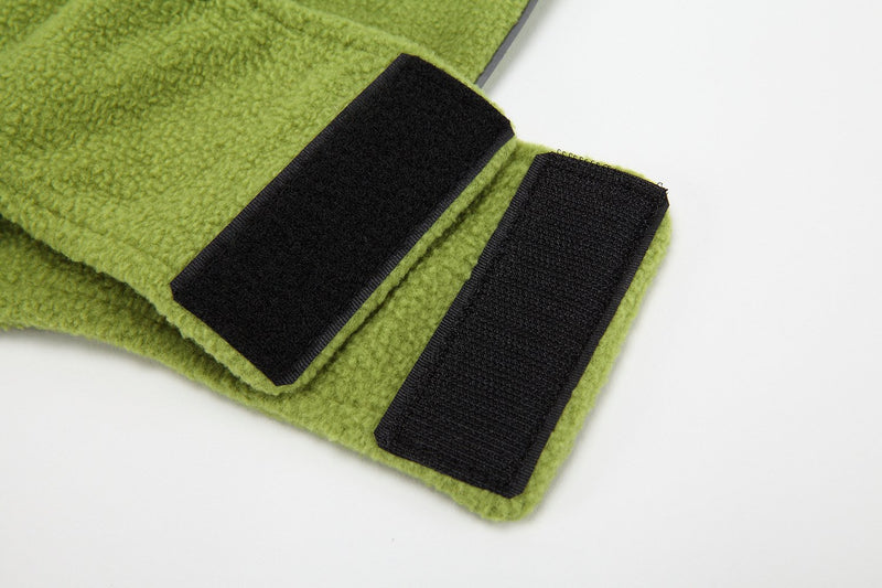 [Australia] - OCSOSO Reversible Reflective Fleece Soft Vest Winter Dog Clothes Jacket. M Green 