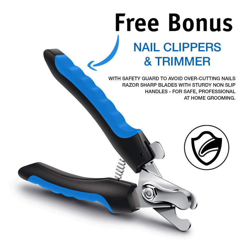 [Australia] - Ruff 'n Ruffus Cat and Dog Nail Grinder, Electric Pet Nail File + 3 Free Bonuses | Grinding Wheel, Shears, and Storage Pouch, Quiet, Cordless Nail Grinder (with FREE Bonus) 