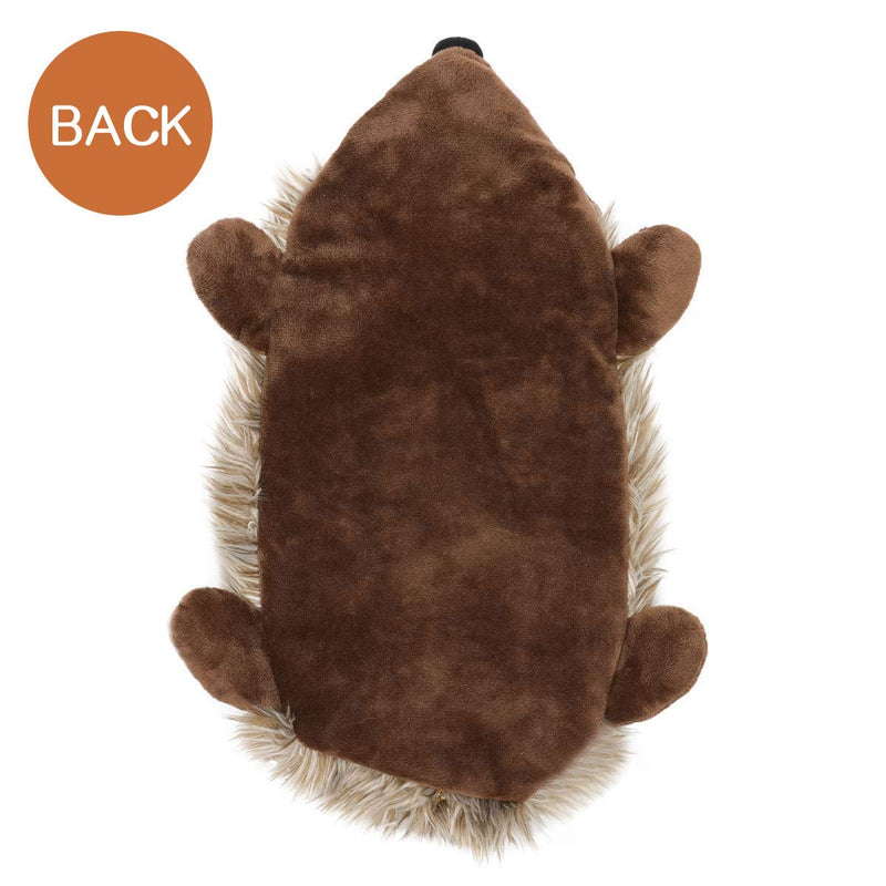 [Australia] - No Stuffing Crinkle Dog Toy Squeak with Squeaker for Small Medium Large Dogs, Stuffless Hedgehog Dog Toys Plush Durable Dog Toothbrush Chew Toy for Slightly Aggressive Chewers 