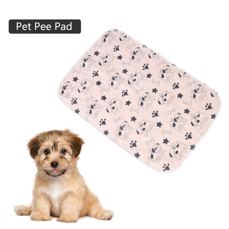 Yosoo Health Gear Reusable Dog Pee Pad, Washable Dog Potty Training Mat, Super Absorbent Puppy Whelping Pad, Waterproof Dog Food Bowl Mats(40 * 60cm/15.7 * 23.6in) 40 * 60cm/15.7 * 23.6in - PawsPlanet Australia