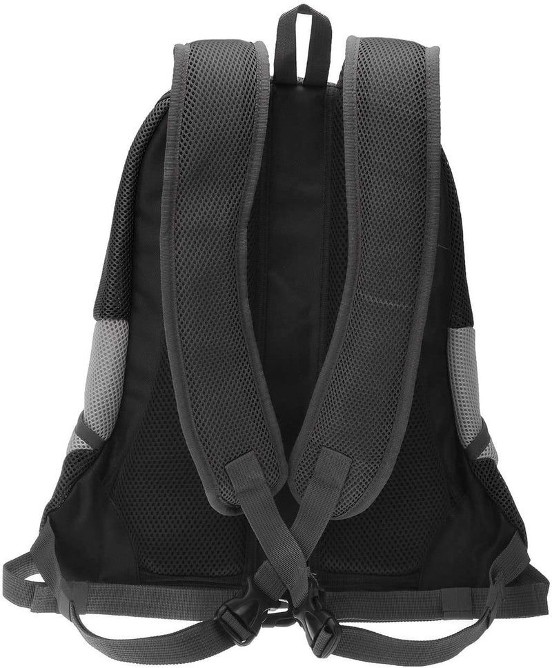 papipet Pet Carrier Backpack, Dog Cat Front Pack with Breathable Head Out Design for Small Medium Dogs for Travel Hike Outdoor S Black - PawsPlanet Australia