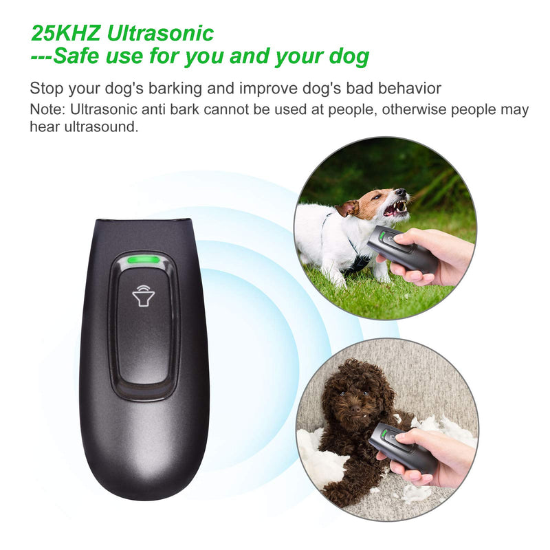 Transpet Anti Barking Device, Ultrasonic Handheld Stop Dog Bark, 16ft Control Range, Indoor Outdoor Training Tool for Dogs - PawsPlanet Australia