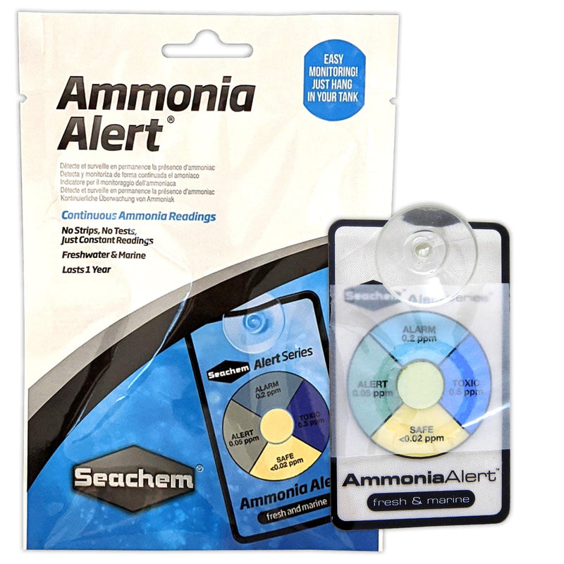 Seachem AMMONIA ALERT TEST KIT AMMONIA MONITOR MARINE FRESH AQUARIUM FISH TANK - PawsPlanet Australia