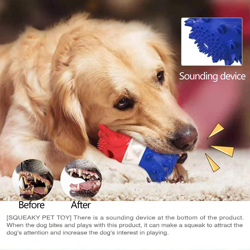 TEVUTEVU Dog Chew Toy for Aggressive Chewers Multifunction Interactive Rope Ball Toy for Middle Large Breed Outdoors - PawsPlanet Australia