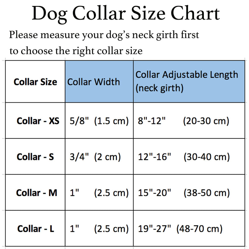 iYoPets Dog Leash and Collar Set with ( 25FT / 15FT / 10FT / 6FT / 5FT / 4FT) 6 Leash Length Choices and 4 Collar Neck Size Choices for X-Small Small Medium and Large Dogs Leash(3/4"x25FT) & Collar(Medium:15"-20") Black - PawsPlanet Australia