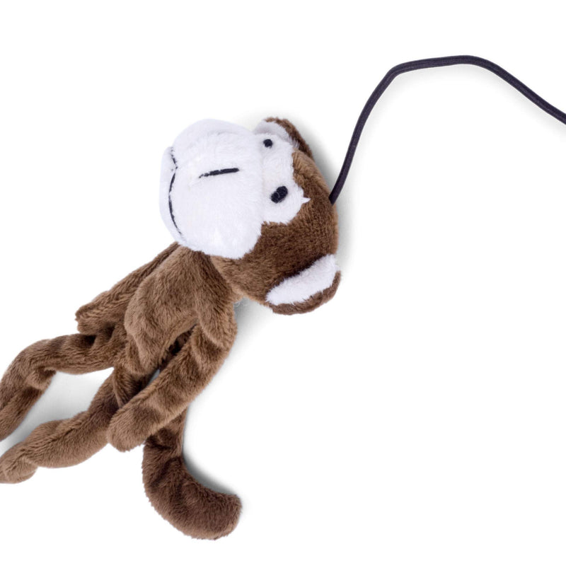 Petface Skinny Safari Monkey Teaser Cat Toy elephant - PawsPlanet Australia