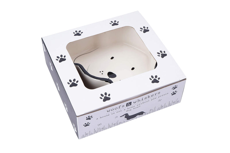 CGB Giftware Doggy Face Food and Water Bowl | Pets | Dog | From Woofs & Whiskers Range | GB04384 - PawsPlanet Australia