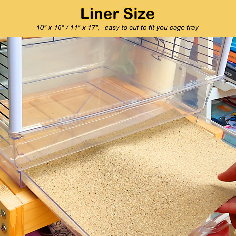 S&X Gravel Paper for Bird Cages 9 1/2 Inches x 15 3/4 Inches - PawsPlanet Australia