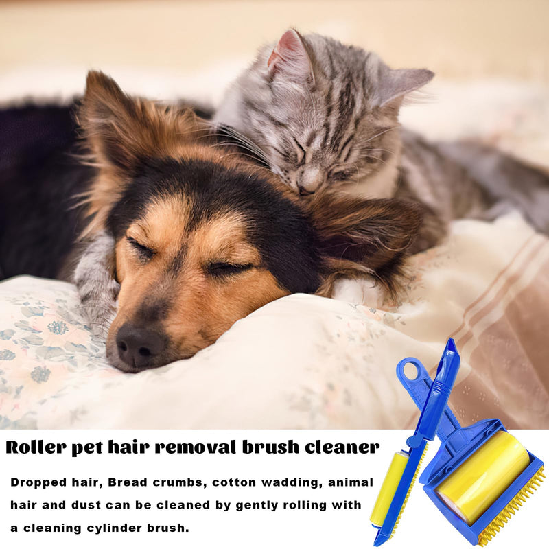 Darryy cat hair remover, lint roller, animal hair, washable, reusable lint rollers for animal hair, lint remover, for removing dog hair, removing dust - PawsPlanet Australia