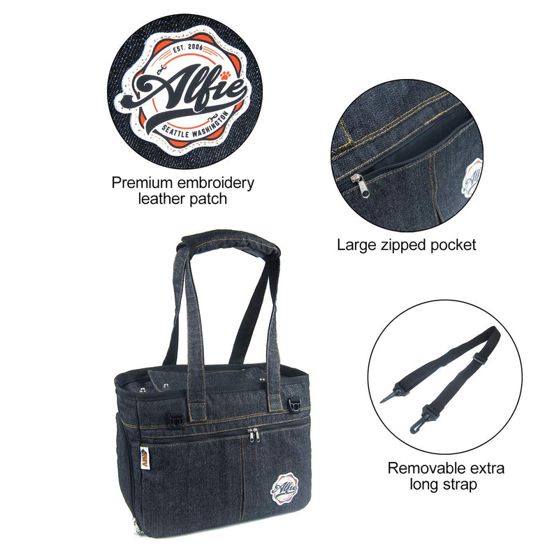 [Australia] - Alfie Pet - Gabriel Pet Carrier - Color: Black Denim 