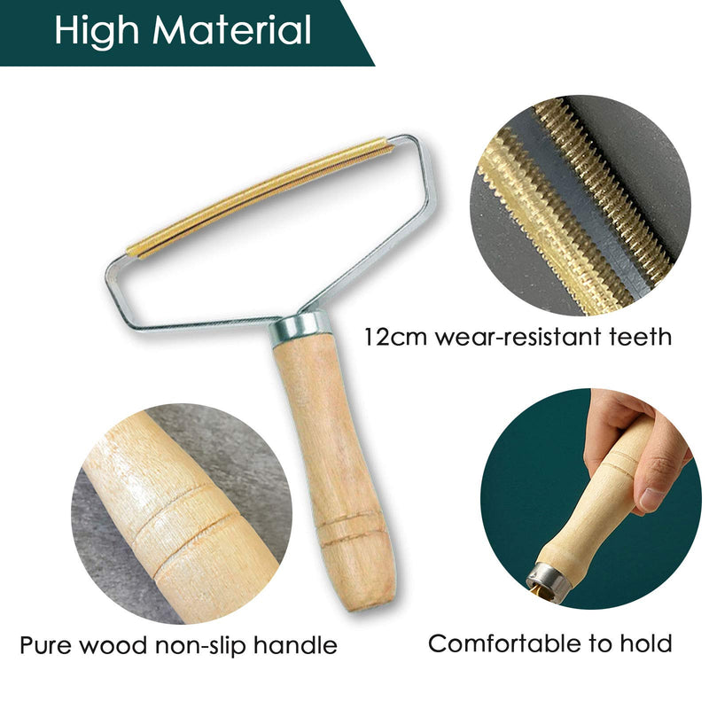 Triumphant Lint Remover (3 Pack) for Clothes Manual Fuzz Shaver Reusable Double-Sided Lint Remover Travel Brush for Removing Lint Pet Hair Dust in Clothes and Furniture Pack of 3 - PawsPlanet Australia