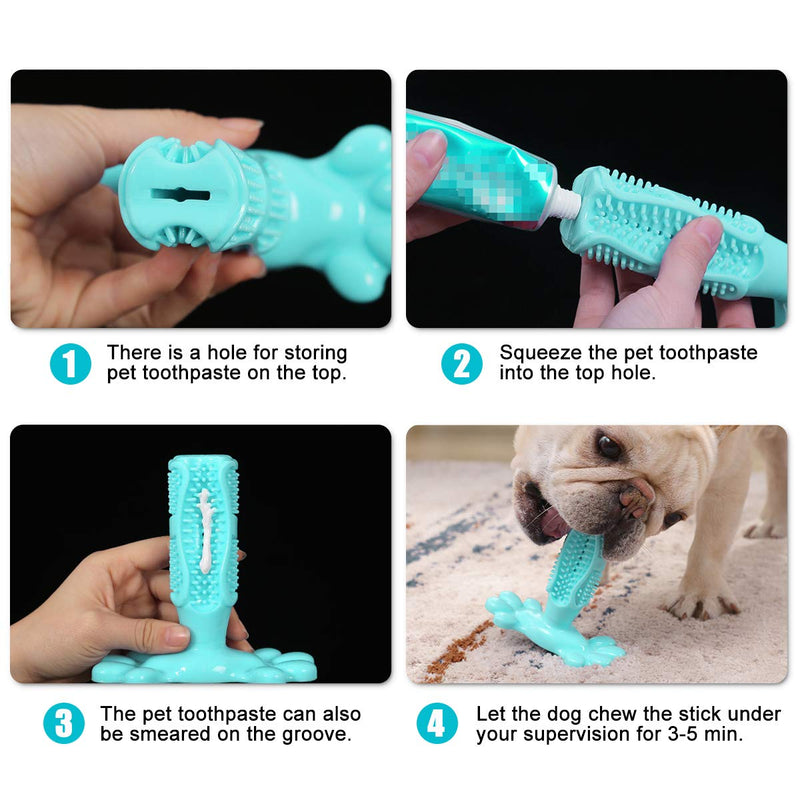 LQRLY Dog Chew Toy, Dog Toothbrush Toy Dental Care Teeth Cleaning Dog Chewing Toy - PawsPlanet Australia