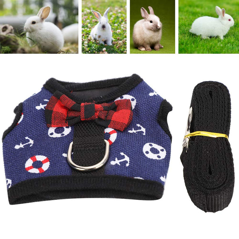 Rabbit Chest Strap Harness Small Animals Vest Strap Pet Pet Harness Harness Hamster Harness for Small Animals Rabbits Hamsters Cats (S) S - PawsPlanet Australia