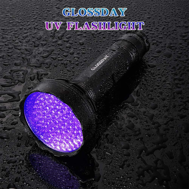 [Australia] - Blacklight Flashlight,UV Flashlights, Heavy Duty Ultraviolet Flashlight Professional Grade Black Light Detector for Dog Urine, Pet Stains or Bed Bugs,Hunting Scorpions 100LED 