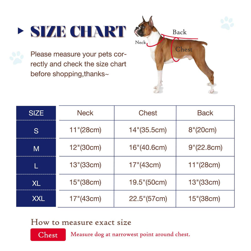 PETLESO Dog Coat Waterproof Dog Leather Jacket Warm Dog Clothes Winter Jacket for Small/Medium Dog Puppy-M M - PawsPlanet Australia