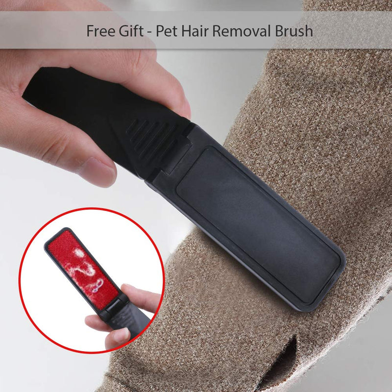 Sweefur Pet Hair Remover Brush for Dogs and Cats, Pet Hair Detailer for Car Seats, Carpets, Couches and Furniture- Professional Mini Pet Hair Remover for Pet Fur, Self Cleaning Brush - PawsPlanet Australia