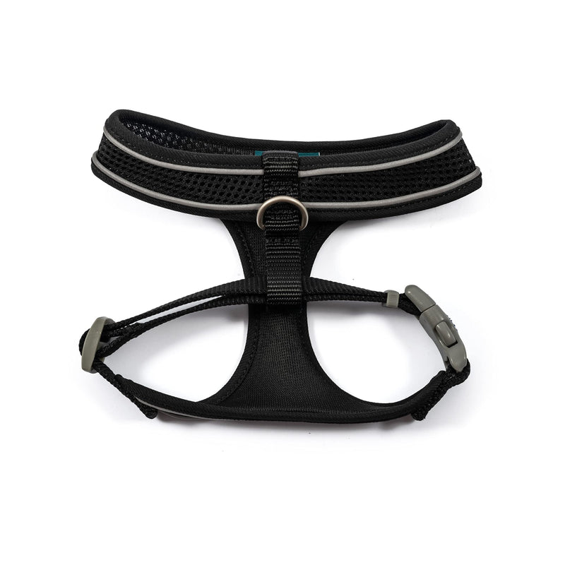 Ancol Viva Lightweight Breathable Comfort Mesh Dog Harness Black Size Small (Fits Girth 34-45 cm) - PawsPlanet Australia