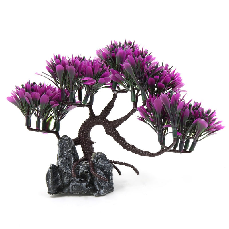 [Australia] - uxcell rium Decorative Plastic Plant Landscape Ornament Home Decoration Purple 