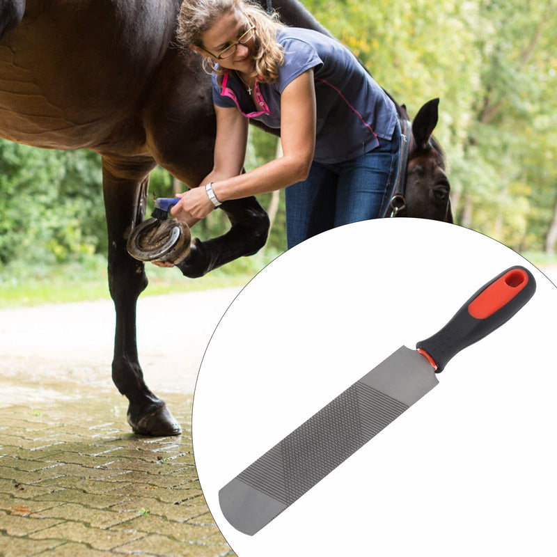 Tnfeeon 8 Inch Hoof Rasp, Flexible Handle Horseshoe File, Carbon Steel Farrier File Tool, Suitable for Horse, Goat, Cow, Donkey and Animal Hooves - PawsPlanet Australia