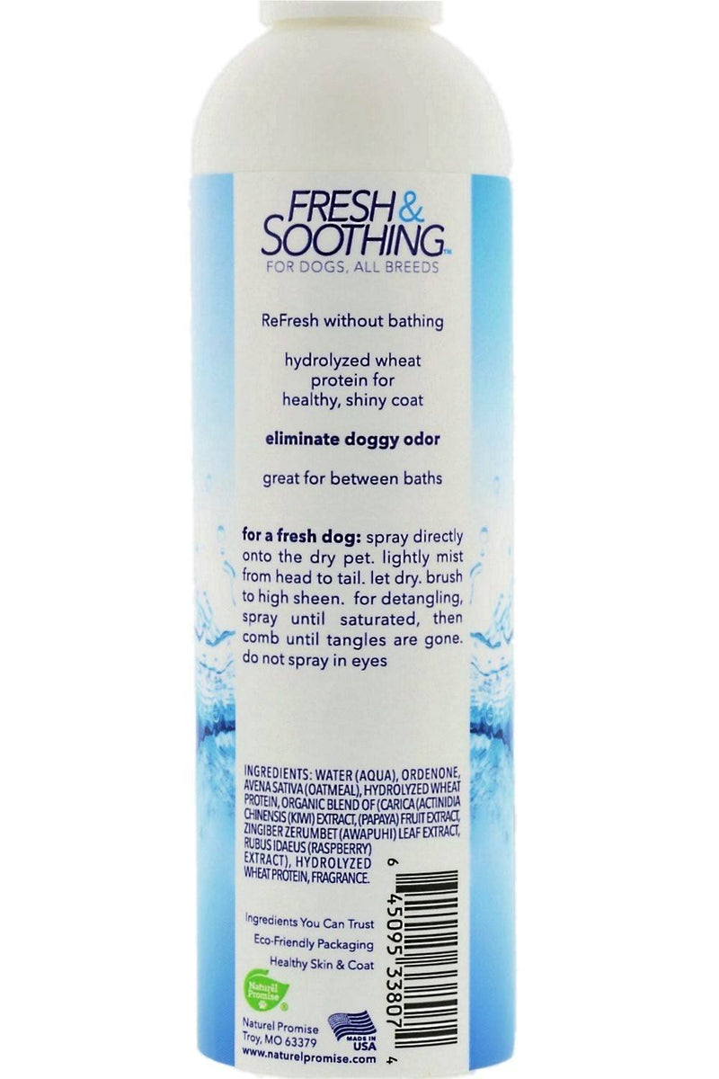 Naturel Promise Fresh and Soothing Refresh Deodorizing Spray for Dogs, 8 oz. - PawsPlanet Australia