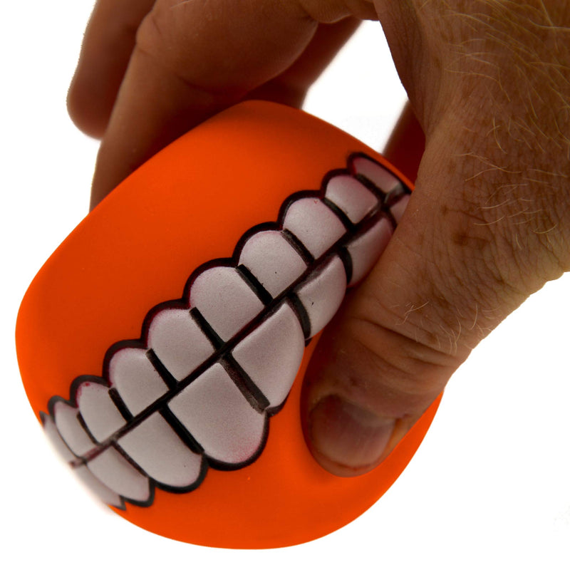 PROtastic Squeaky funny teeth dog ball - Fun Christmas toy/gift for your dog - PawsPlanet Australia