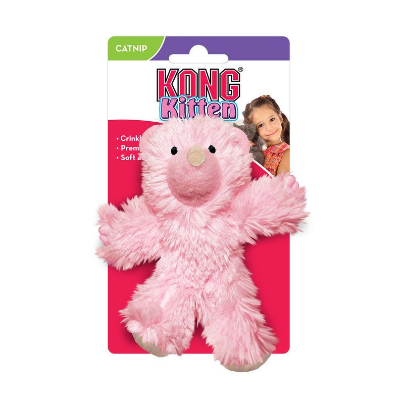 KONG Kitten Teddy Bear Cat Toy (Color Assorted) EA US - PawsPlanet Australia