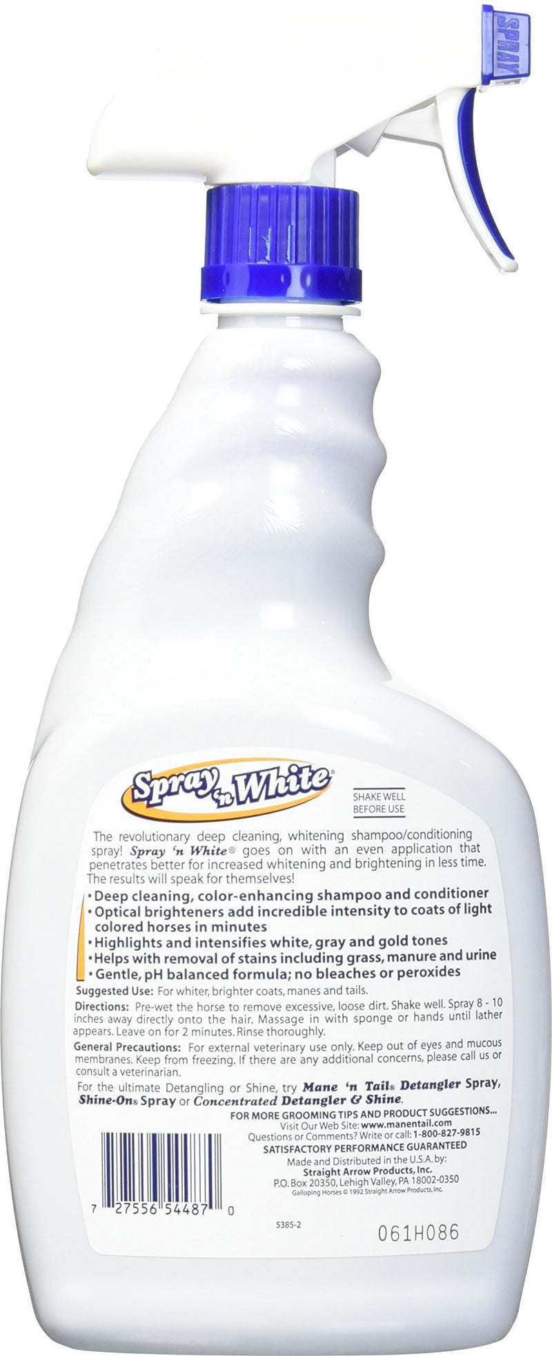 [Australia] - Mane 'n Tail Spray 'n White Spray On Shampoo Plus Conditioning 32 Ounce Blue Toning Shampoo 