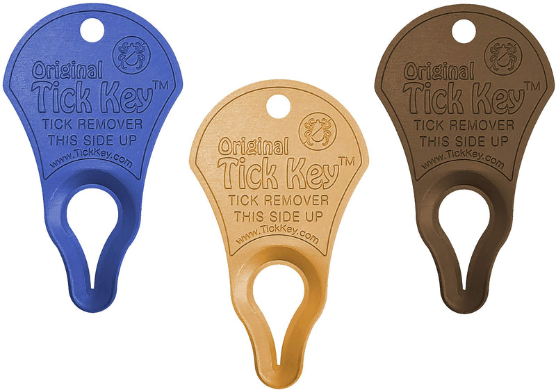 Original Tick Key for Tick Removal 3 Pack (Multi Color) - PawsPlanet Australia