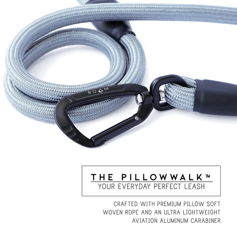 ROAM Premium PillowWalk Leash - Ultra Soft Dog Leash with Aviation Aluminum Carabiner Alaska Daybreak 4 Feet - PawsPlanet Australia