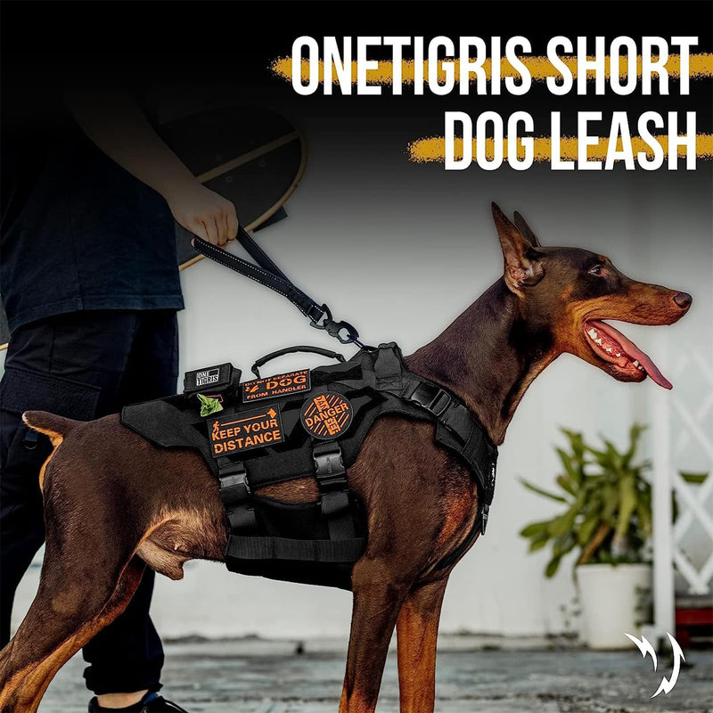 Short dog leash, training leash for dogs, nylon dog leashes, strong dog leash, dog training leash, short handler dog with 360° rotating carabiner for small, medium, large dogs (30cm) - PawsPlanet Australia