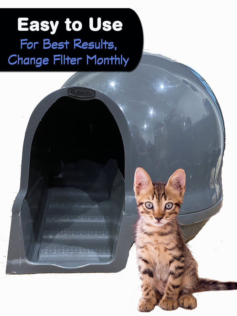 FRESH HEADQUARTERS Cat Litter Box Replacement Filters Compatible with Petmate Booda – Activated Carbon Charcoal Filters Eliminate up to 99% of Odors to Keep Your Home Smelling Fresh Booda Clean Step - PawsPlanet Australia