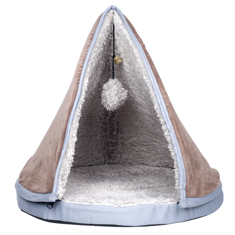 [Australia] - PETMAKER Sleep and Play Cat Bed with Removable Teepee Top 