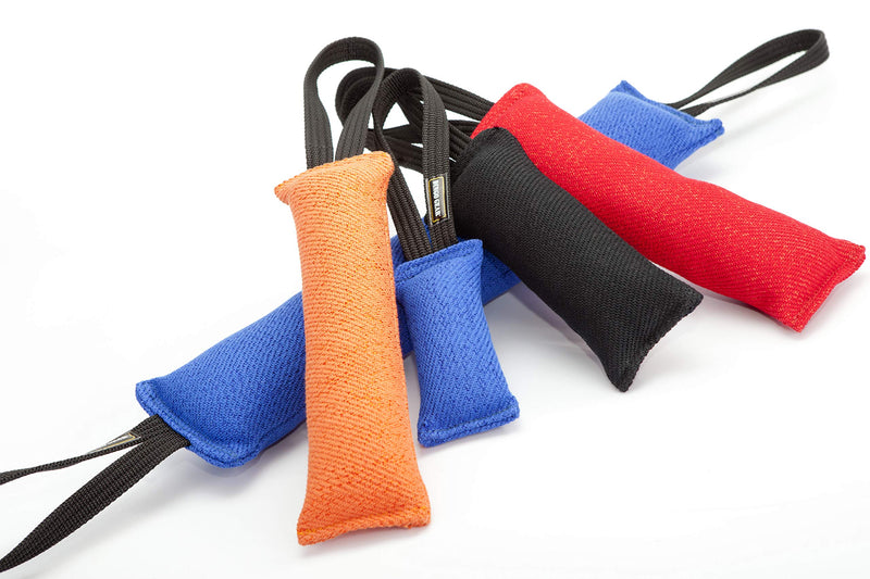 DINGO GEAR Nylcot Bite Tug for Dog Training K9 IGP & Fun, 1 Handle, Black 15 x 5 cm - PawsPlanet Australia