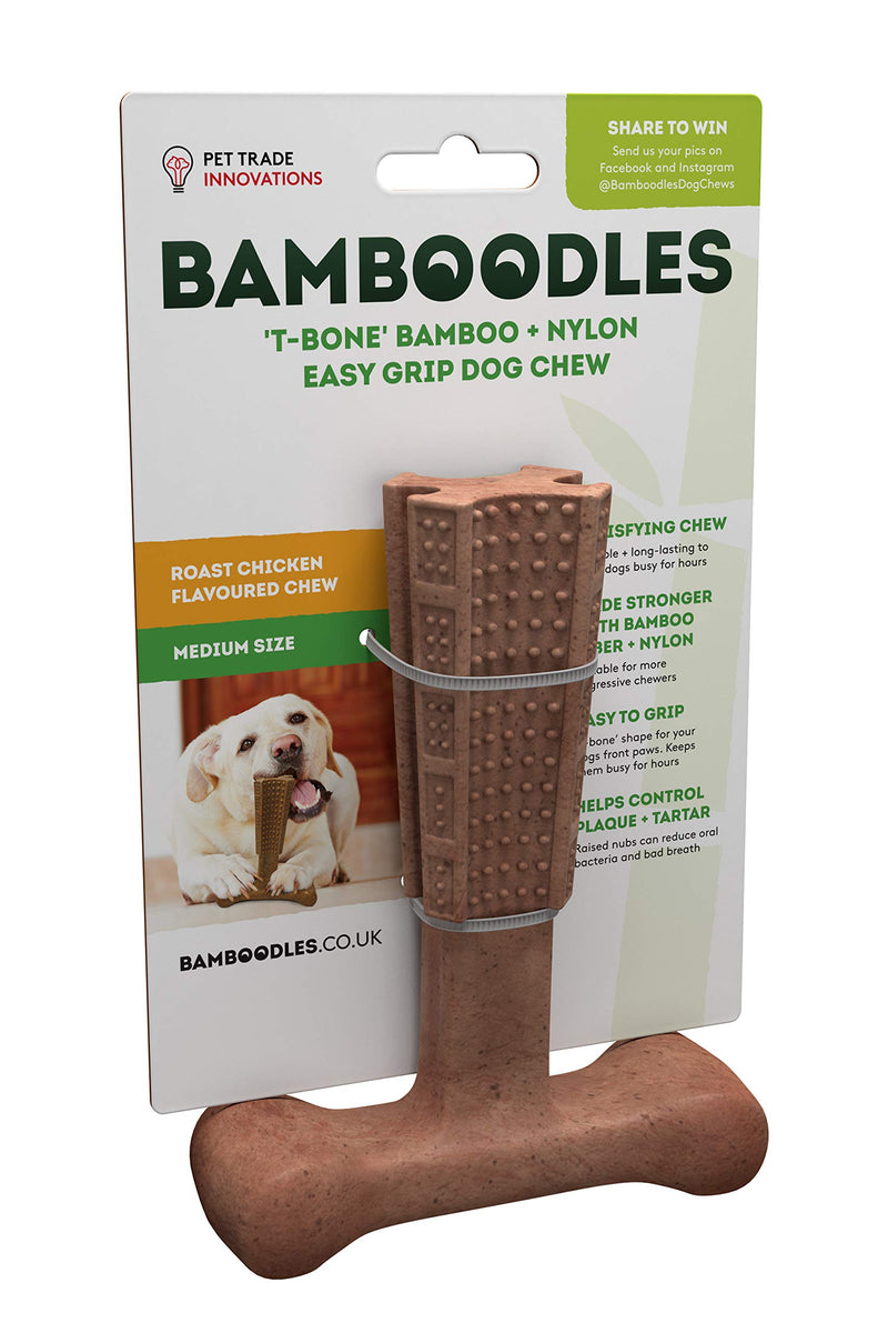 T Bone Dog Chew for the most aggressive of chewers MEDIUM CHICKEN - PawsPlanet Australia