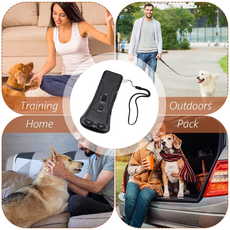 Handheld Dog Repeller Trainer Dual-Channel Dog Repeller Ultrasonic Handheld Dog Training Tool to Avoid Dog Barking Device for Dog Training and Walking - PawsPlanet Australia