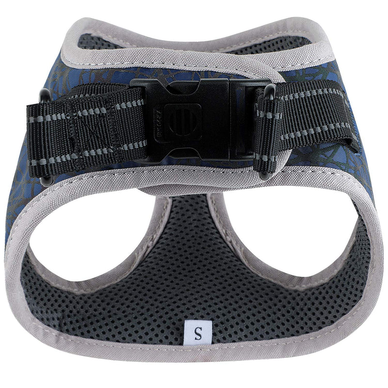 Timormode Dog Harness for Small Medium Dogs Cats, Soft Padded Mesh Breathable Dog Vest Step-in Reflective Pet Puppy Harness for Walking No Pulling No Choking 01 Black M Medium (chest girth 16.9-18.9" ) - PawsPlanet Australia