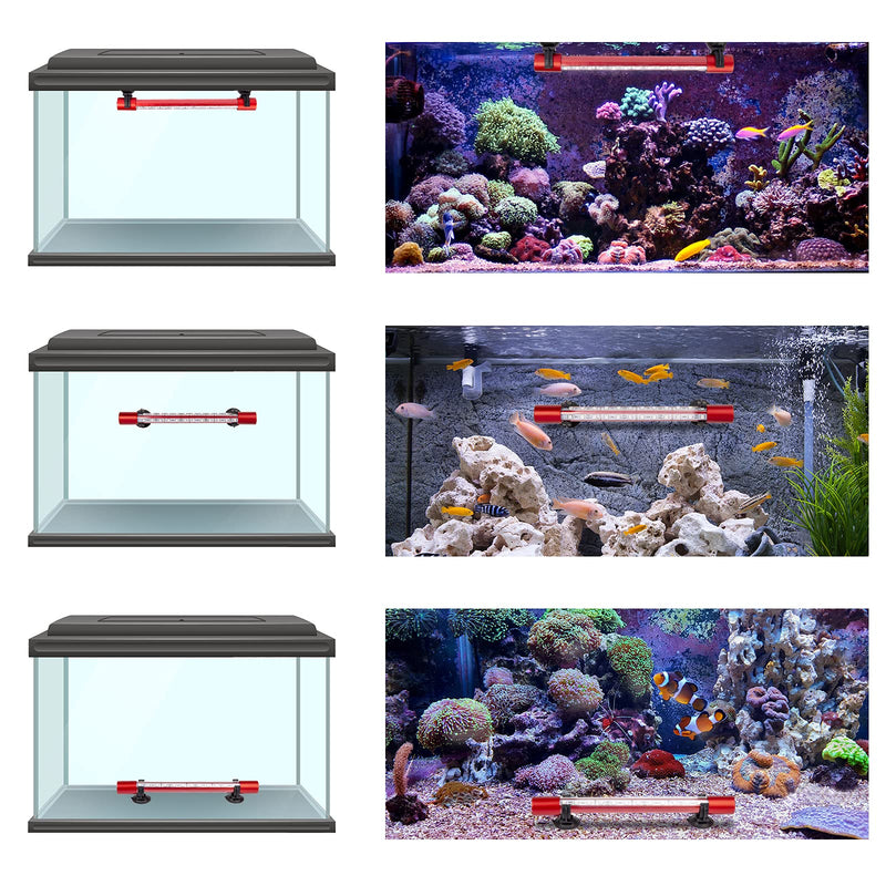IREENUO Submersible Aquarium Light, Fish Tank Light with Auto On/Off Timer, 12 Color Changing RGB Lighting Underwater Fish Lamp for 10-40 Gallon Tank 28cm(11inch) - PawsPlanet Australia