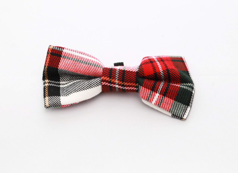Pet Pooch Boutique Alfies Plaid Bow Tie for Dogs, Medium, Red - PawsPlanet Australia