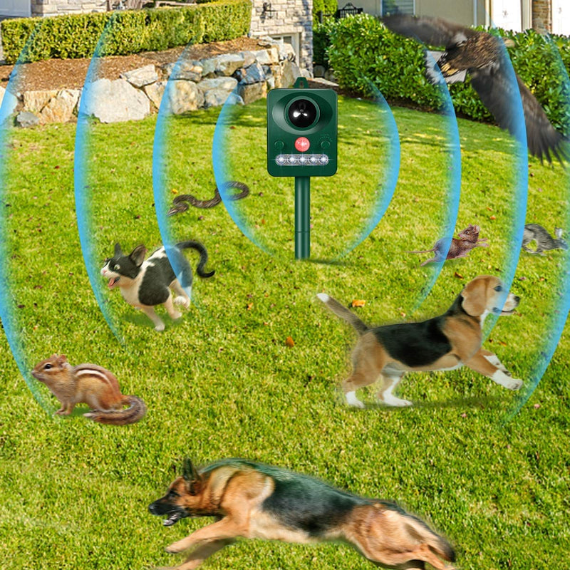 Anti barking device, Flashing Light, Dog, Cat, Squirrel, Raccoon, Skunk, Rabbit, Rat, Mole, Deer - PawsPlanet Australia