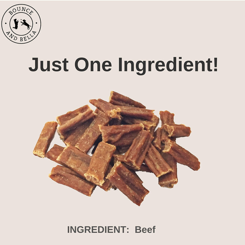 Bounce and Bella Pure Beef Nibbles – Just One Ingredient - Ideal as Puppy Training Treats from 8 Weeks – Natural Grain Free Dog Treats with No Nasties 100g 100 g (Pack of 1) - PawsPlanet Australia
