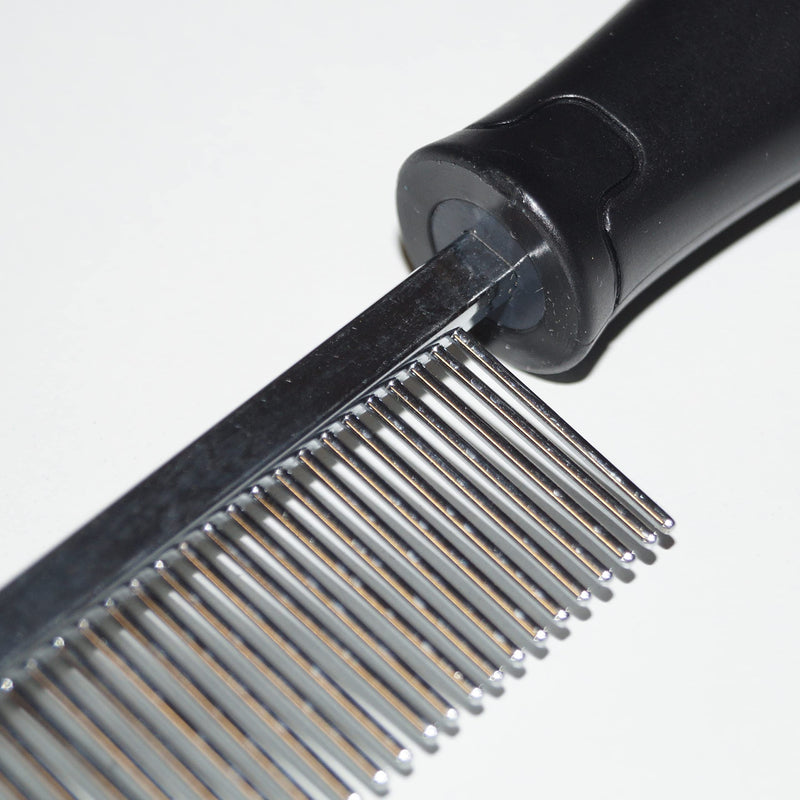 Dog comb, cat comb, fur comb, flea comb, cat fur brush, care comb, 22 cm long - PawsPlanet Australia