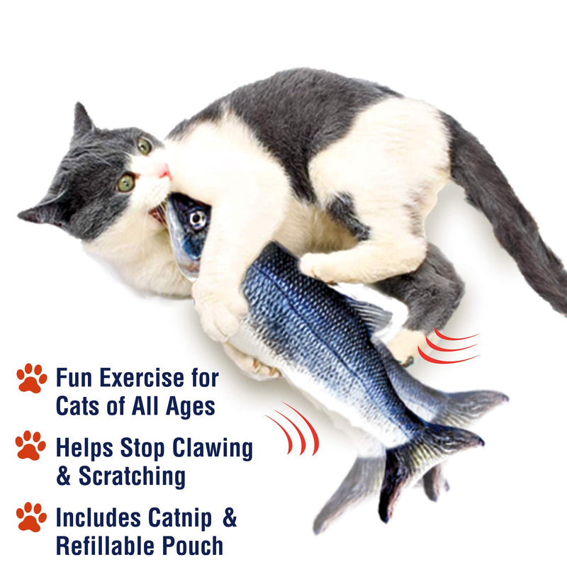 Ontel Flippity Fish Cat Toy Pack of 1 - PawsPlanet Australia