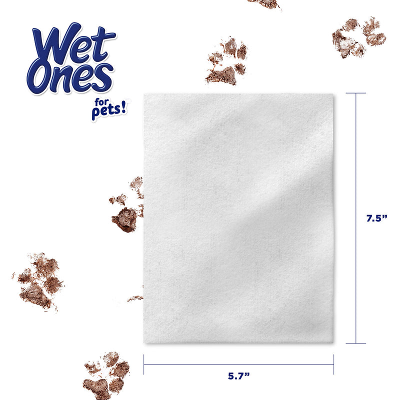 [Australia] - Wet Ones for Pets Freshening Multipurpose Wipes for Cats with Aloe Vera | Easy to Use Cat Cleaning Wipes, Freshening Cat Grooming Wipes for Pet Grooming in Fresh Scent | 50 ct Cannister Cat Wipes 50 Count 